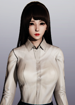 《AI少女》黑長直白襯衫小姐姐MOD