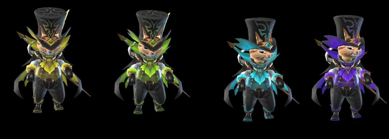 《怪物獵人：崛起》艾露貓爵銀龍套替換泡狐龍套MOD
