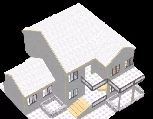 《明日之后》冷清氣二層房建筑藍圖分享