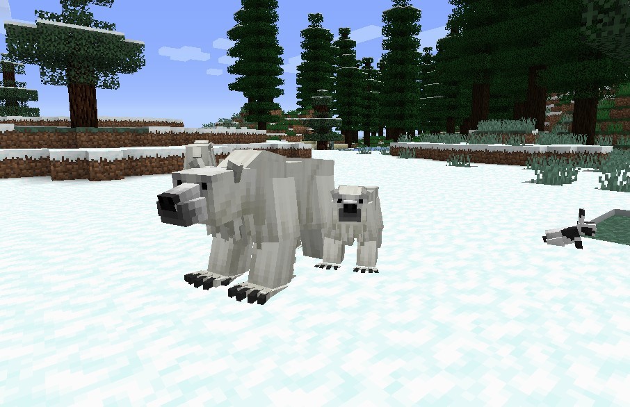 《我的世界》1.12.2真實的動物模型MOD