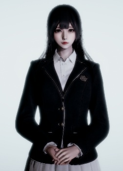 《AI少女》校服長發女高中生MOD
