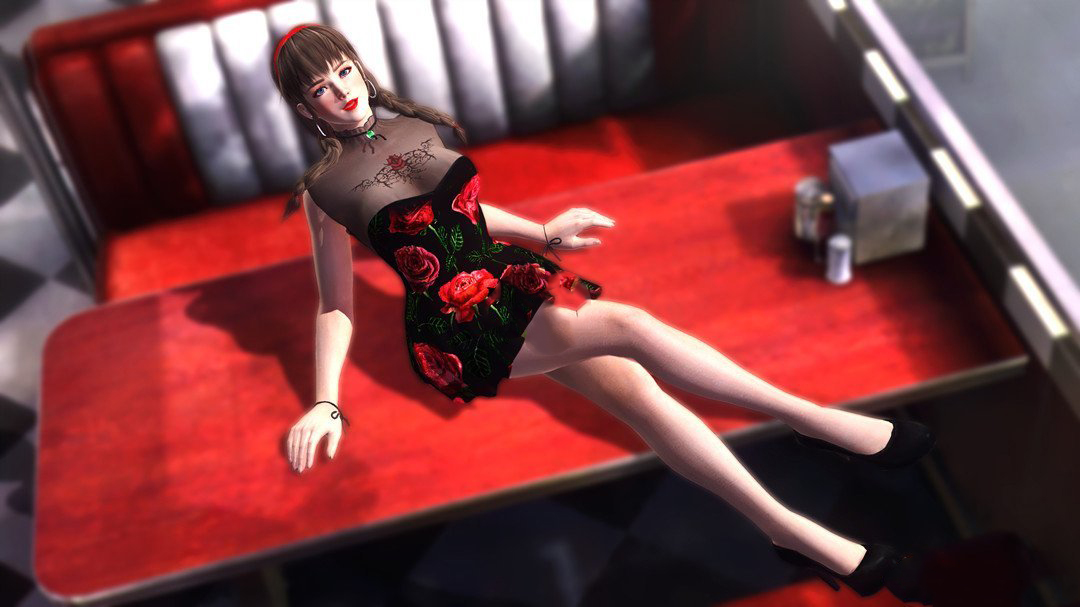 《死或生5：最后一戰(zhàn)》Hitomi美麗的玫瑰禮服MOD