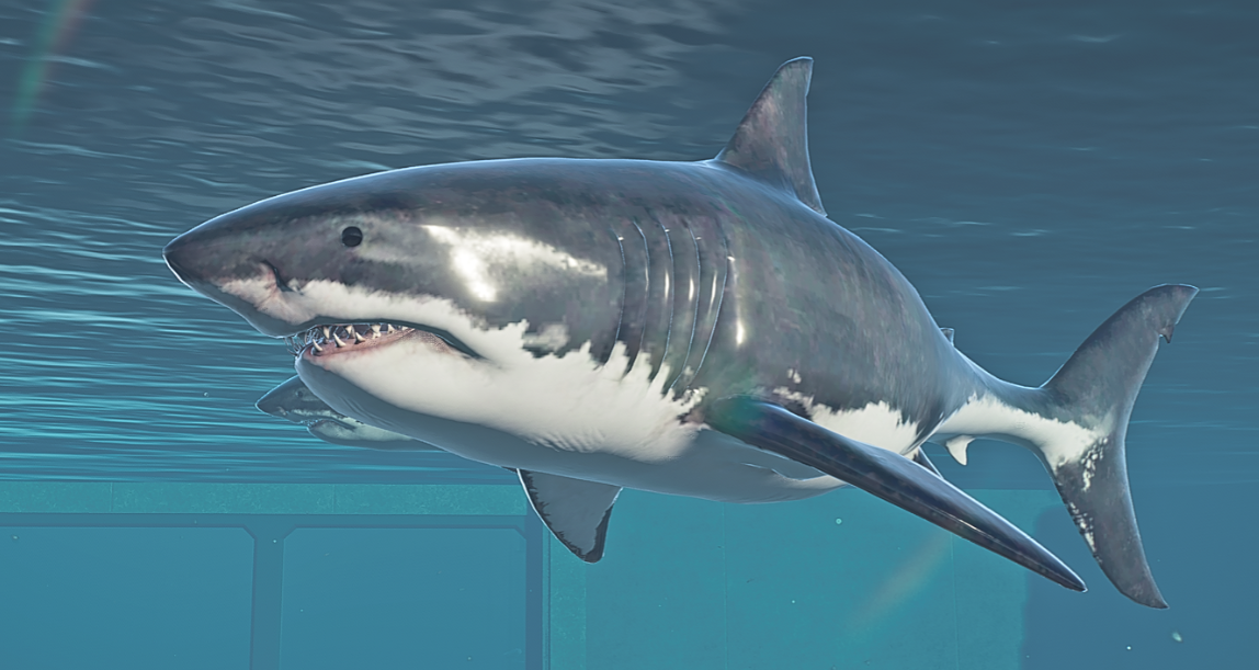 《侏羅紀世界：進化2》大白鯊替換魚龍MOD