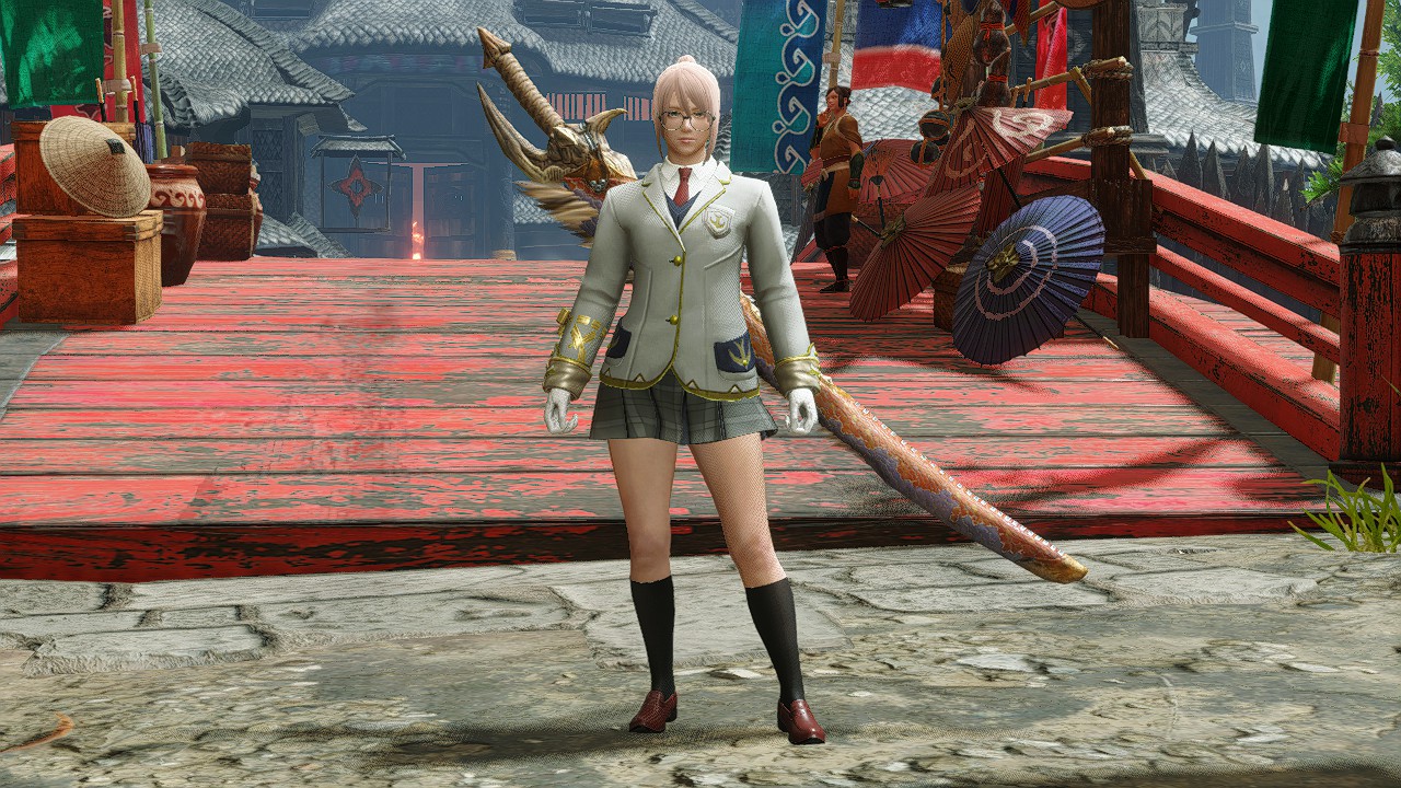 《怪物獵人：崛起》校服套裝美化MOD