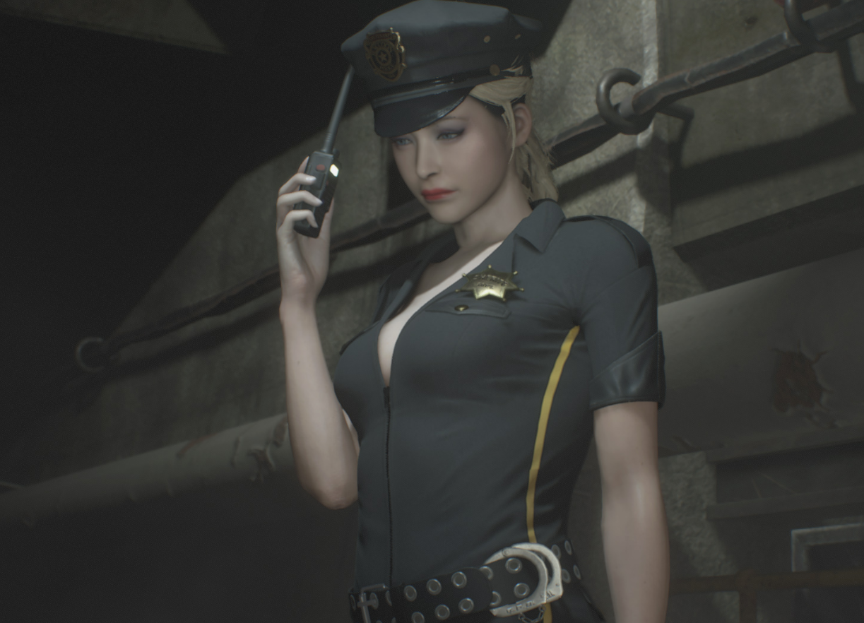 《生化危機(jī)2：重制版》艾達(dá)克萊爾性感女警制服MOD