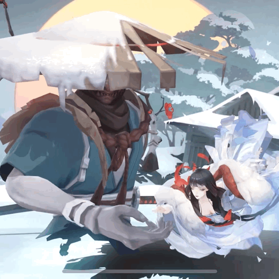 《陰陽師》sp彼岸花皮膚霜雪歸人鑒賞