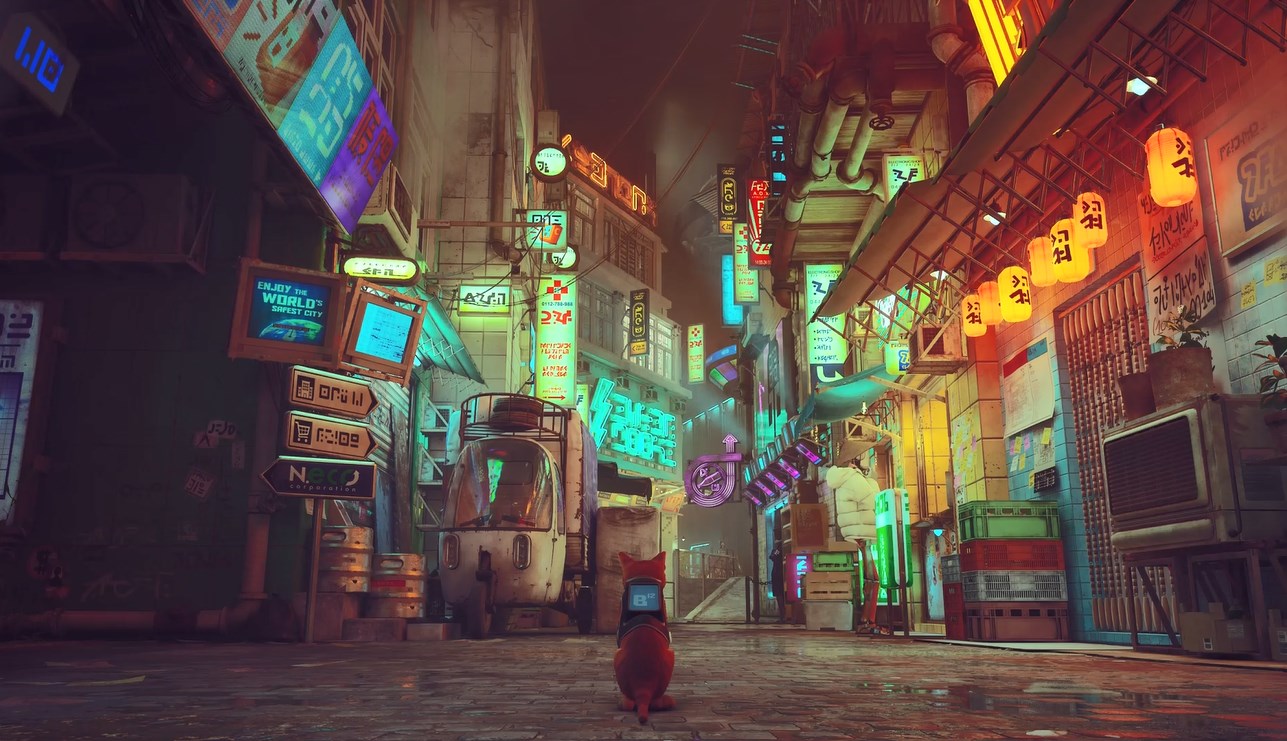 《Wallpaper Engine》Stray貓貓與城市場(chǎng)景動(dòng)態(tài)壁紙