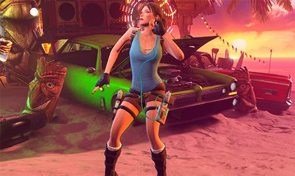 《街頭霸王6》古墓麗影勞拉金佰莉MOD