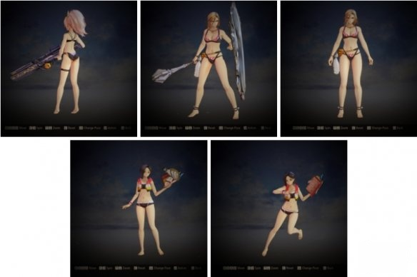 《破曉傳說(shuō)》三位女性角色泳裝清涼化MOD