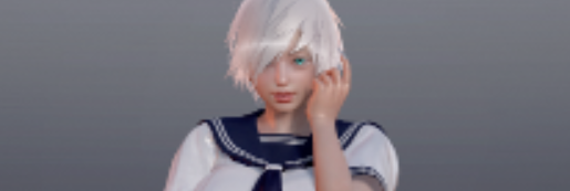 《AI少女》肉感腹肌白發御姐MOD