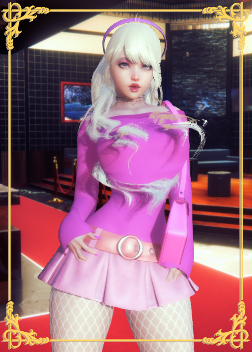 《戀活Sunshine》白發粉毛性感御姐MOD
