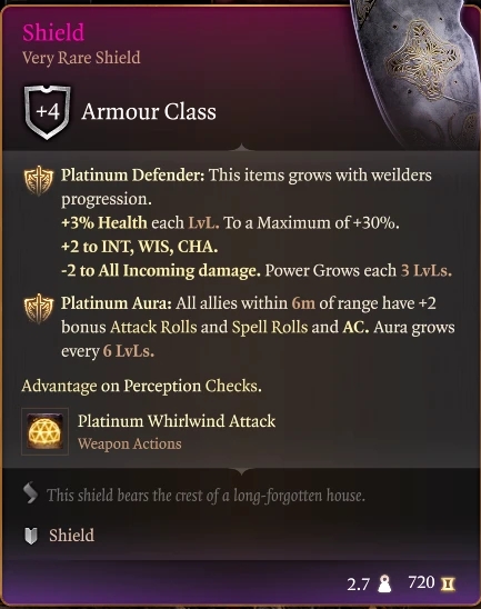 《博德之門3》終極盾牌MOD