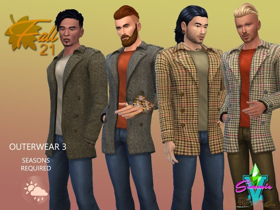 《模擬人生4》秋季針織毛衣MOD