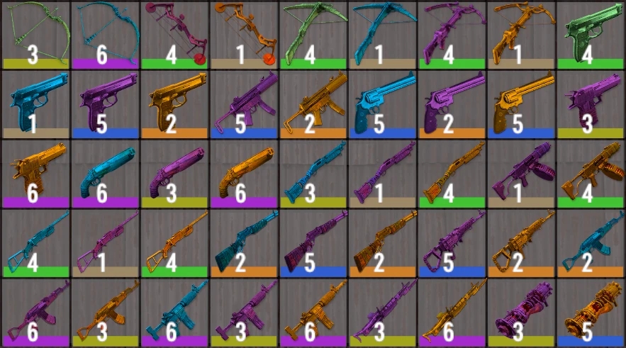 《七日殺》Marisas彩色傳奇武器A21MOD