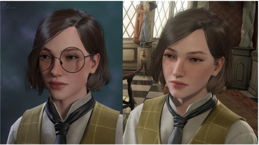 《霍格沃茨之遺》女性14號面部美化MOD