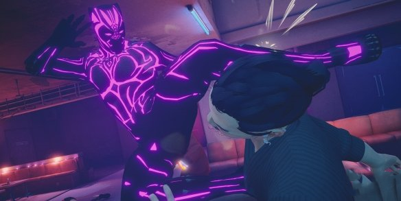 《師父》男性可扮演漫威電影黑豹紫光戰(zhàn)衣MOD