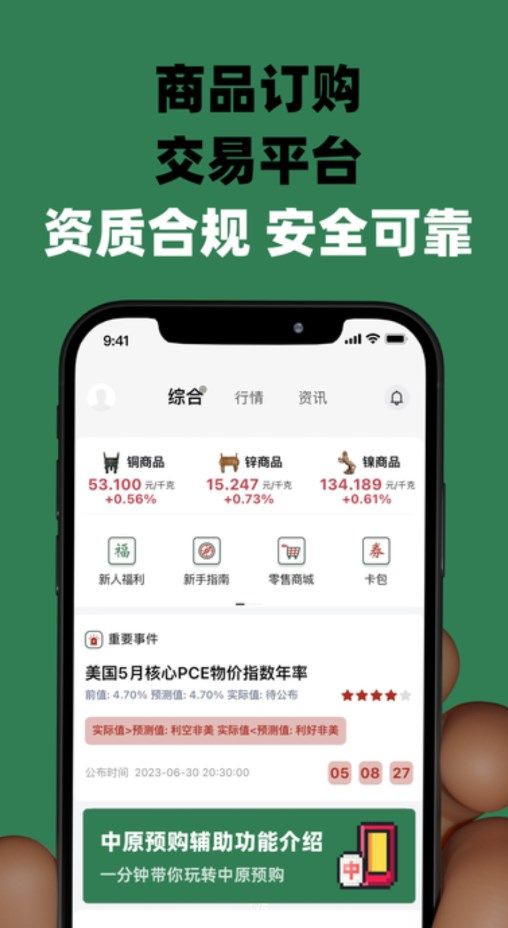 中原預購