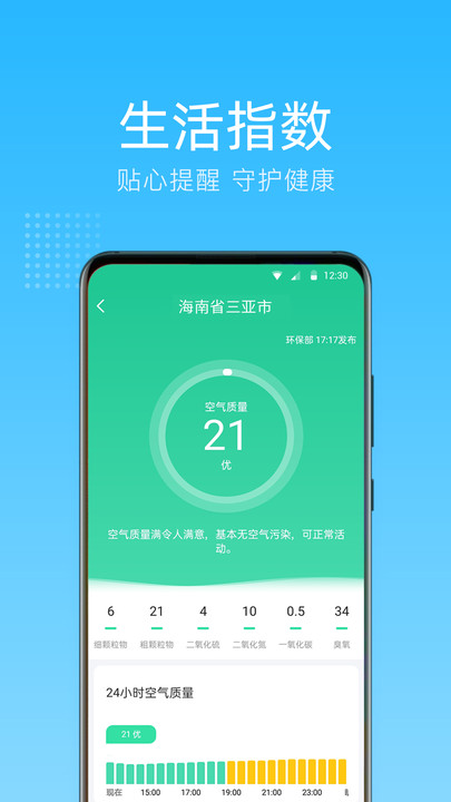 清朗天氣