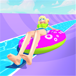 水上樂園滑梯速度賽