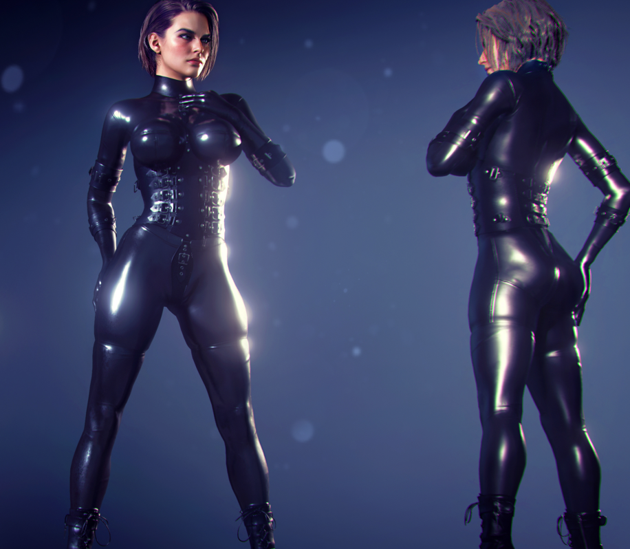 《生化危機3：重制版》吉爾BDSM緊身胸衣MOD[兼容新版本]