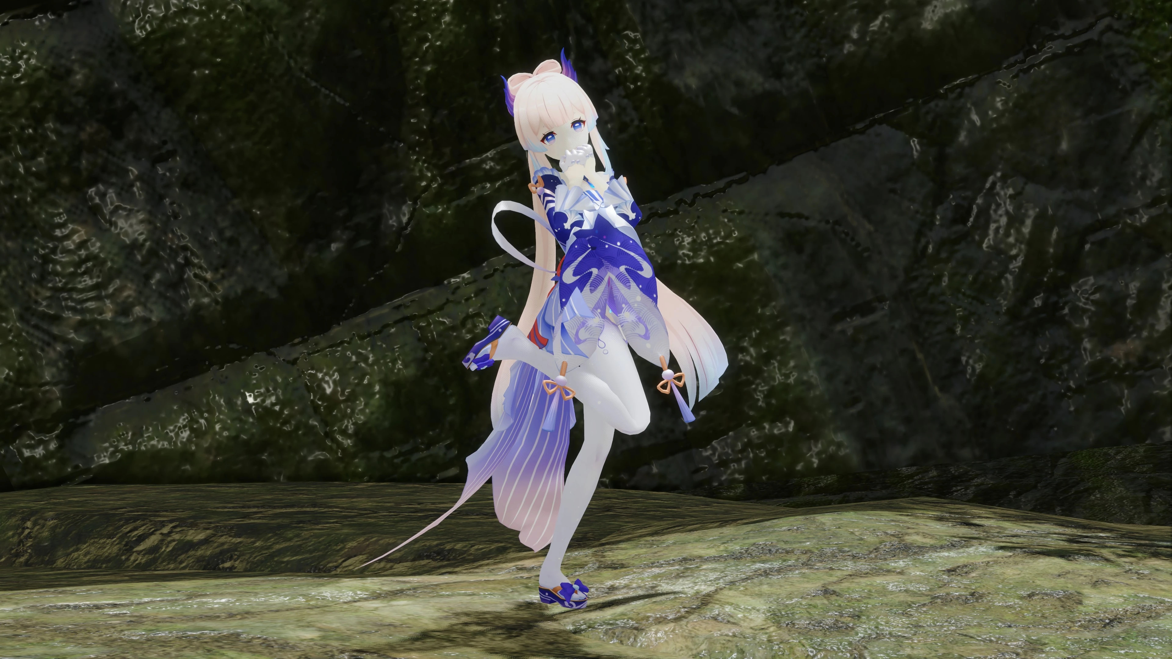 《怪物獵人：崛起》原神珊瑚宮心海外觀MOD