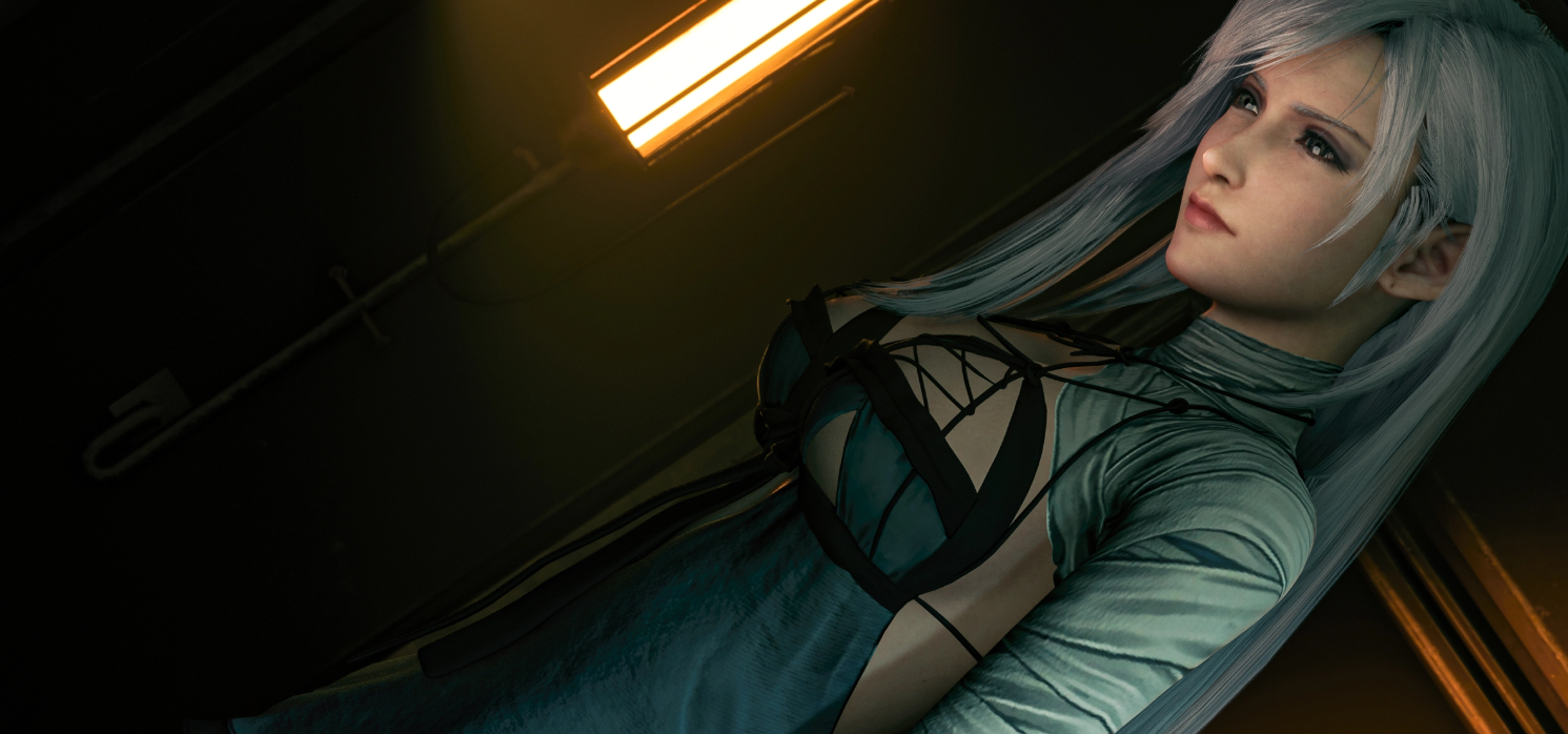 《最終幻想7：重制版》蒂法cos尼爾人工生命凱妮原本黑發(fā)MOD