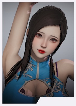 《AI少女》藍(lán)色開胸旗袍小姐姐MOD