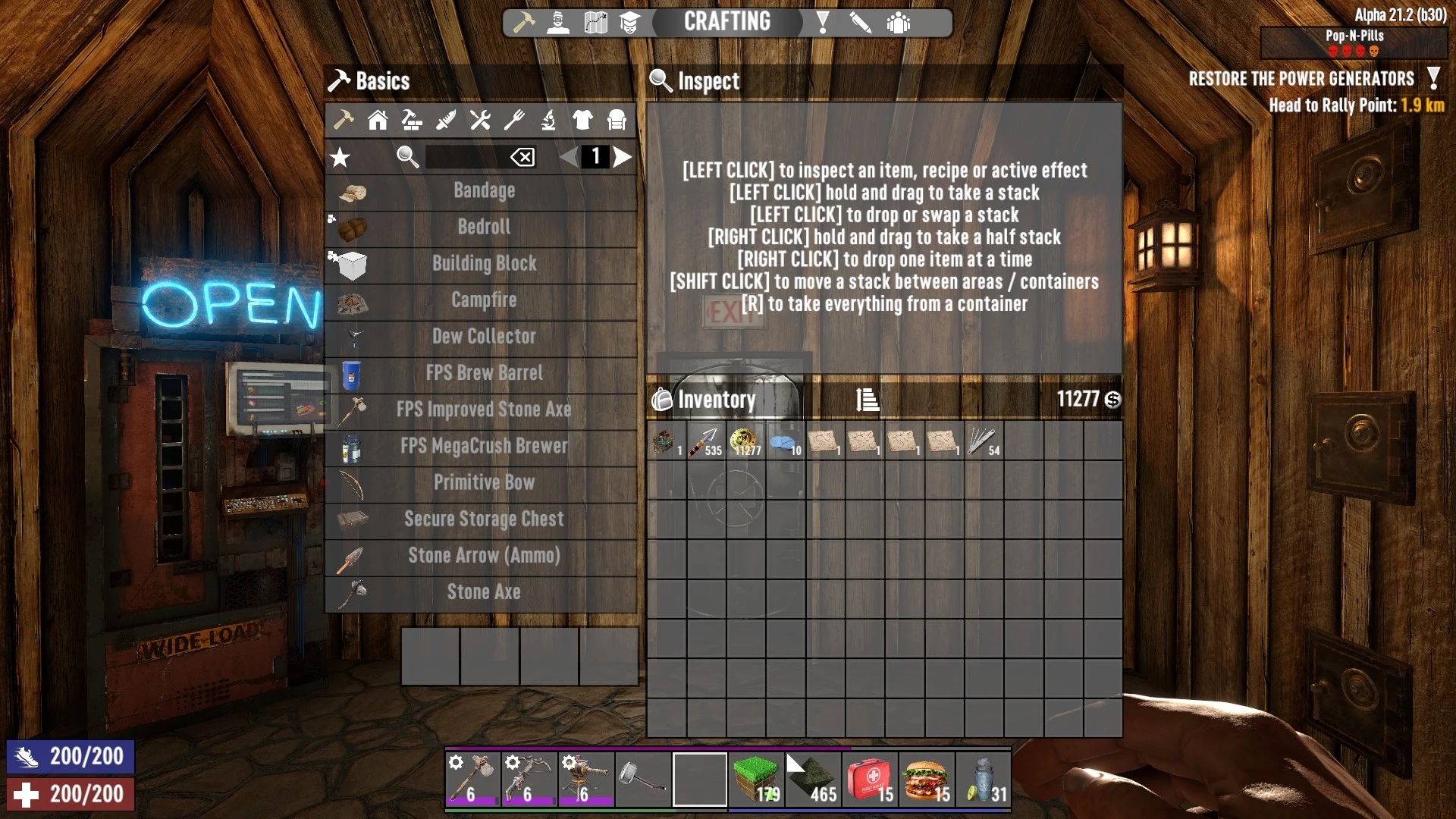 《七日殺》FPS無背包空格鎖A21MOD