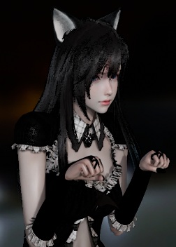 《AI少女》黑色貓咪女仆MOD