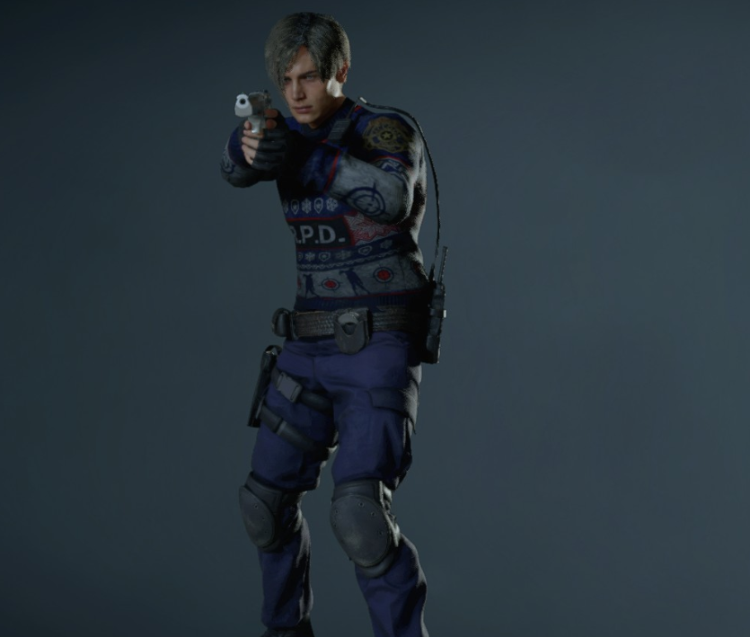 《生化危機2：重制版》里昂的圣誕毛衣MOD