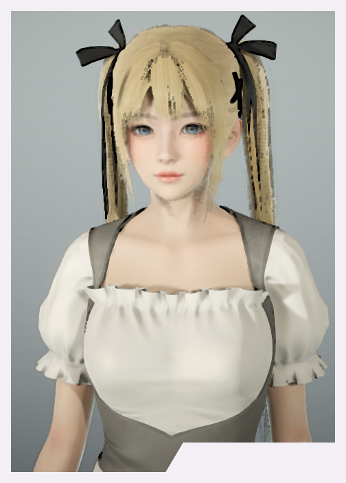 《AI少女》可愛金發(fā)雙馬尾少女瑪麗羅斯MOD