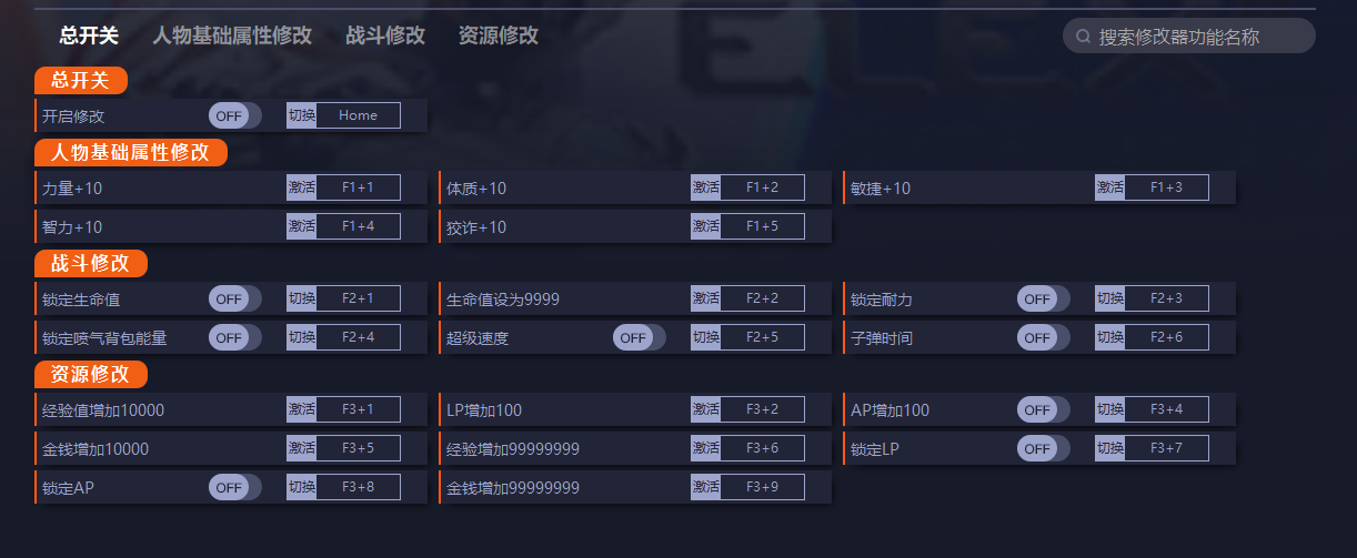 《ELEX II》v1.0十九項(xiàng)修改器