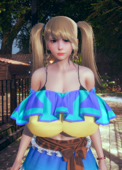 《AI少女》性感豐腴金發(fā)雙馬尾美少女MOD