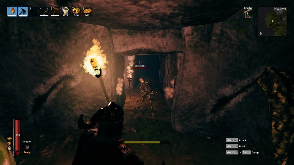 《Valheim：英靈神殿》視角自動變焦MOD