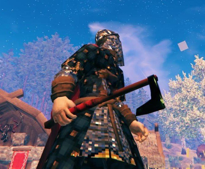 《Valheim：英靈神殿》真實黑金屬斧頭MOD
