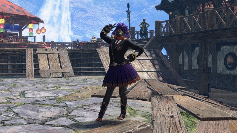 《怪物獵人崛起：曙光》女角色更性感的頭盔MOD