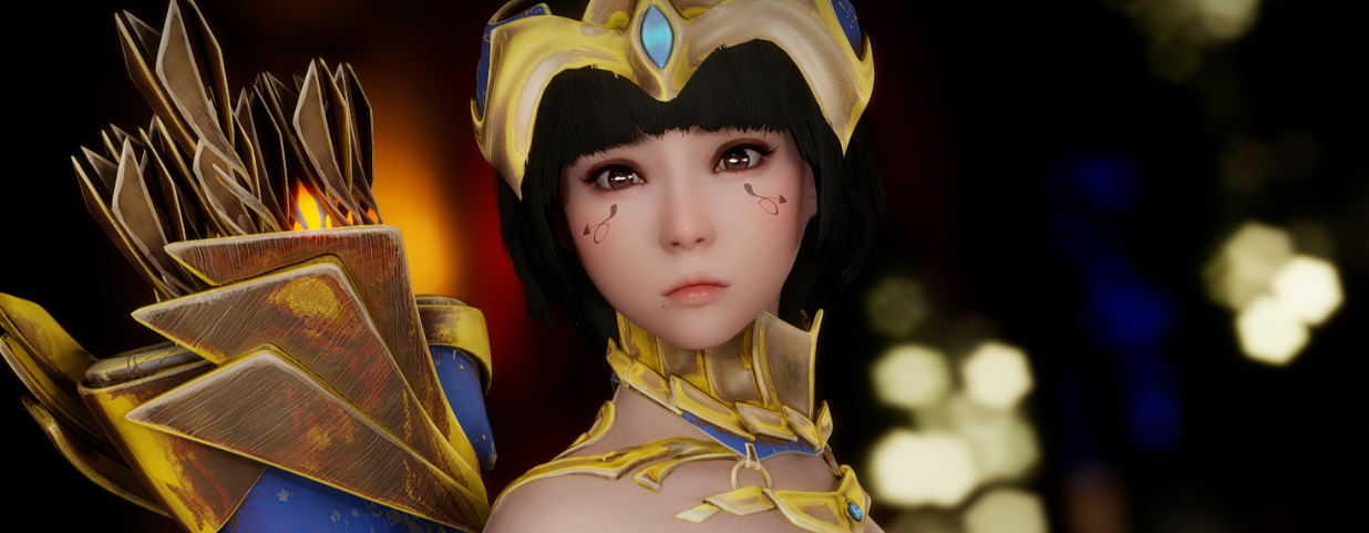 《上古卷軸5：天際重制版》CBBE埃及神話風服裝MOD