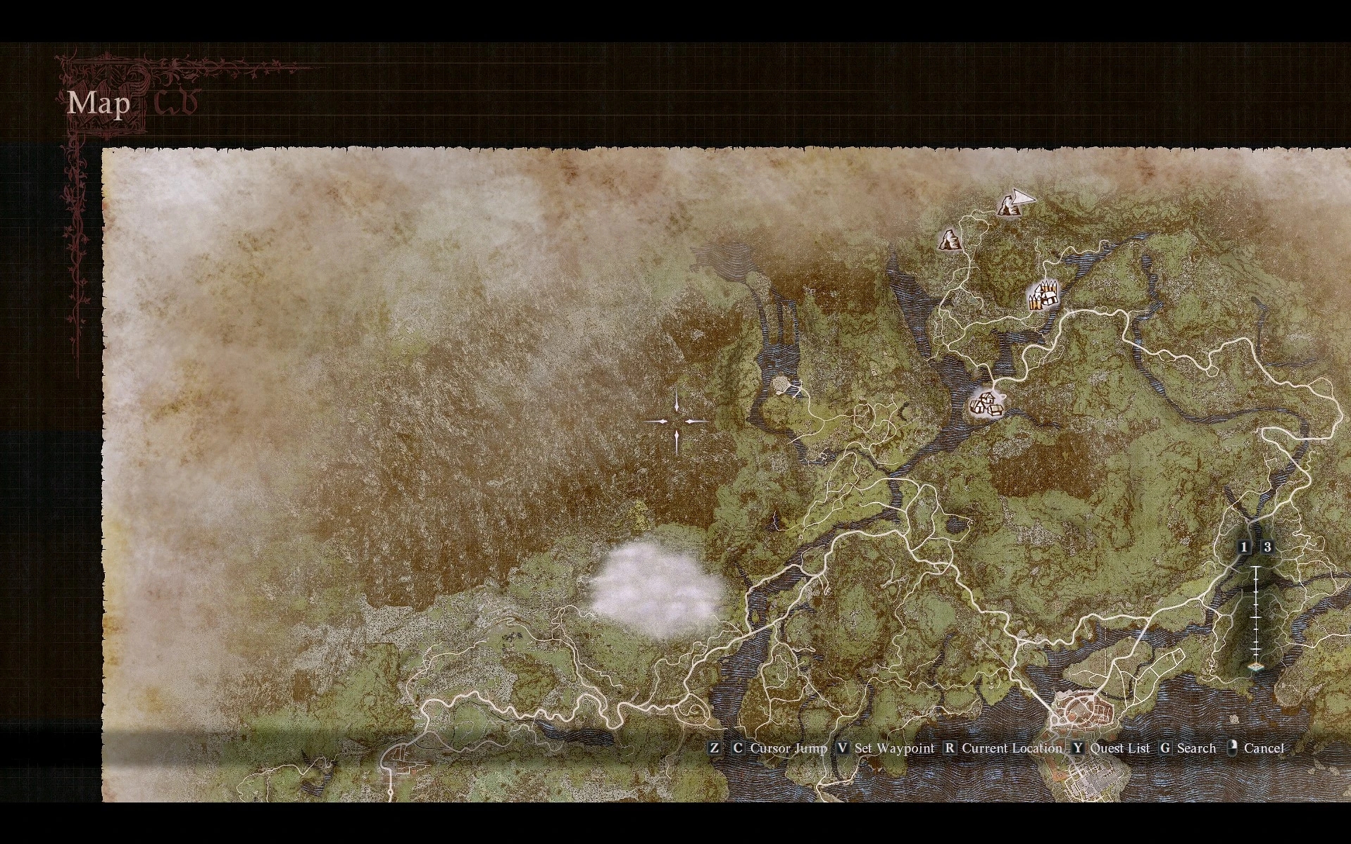 《龍之信條2》更好的UI - 地圖解鎖MOD