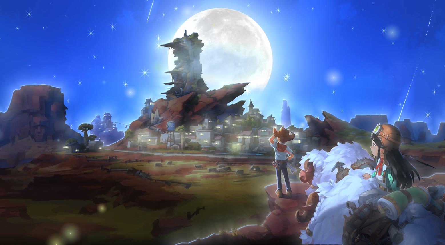 《Wallpaper Engine》沙石鎮(zhèn)時(shí)光夜晚動態(tài)壁紙
