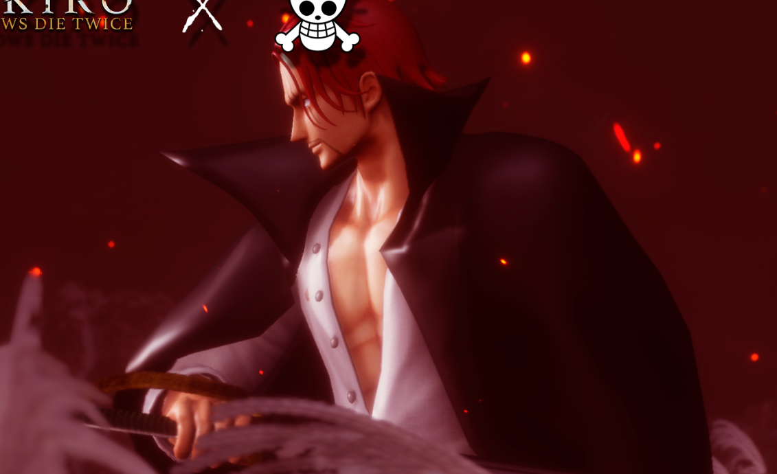 《只狼：影逝二度》海賊王香克斯替換狼外觀MOD
