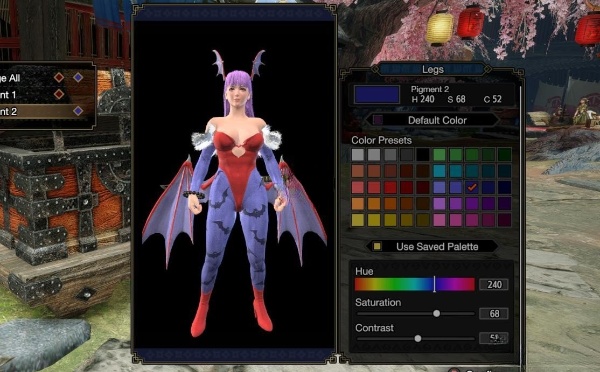 《怪物獵人：崛起》魅魔莫莉卡套裝MOD
