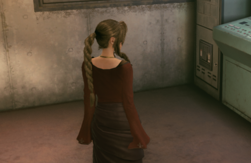 《最終幻想7：重制版》愛麗絲古典紅色長裙v1.1MOD