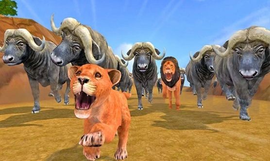 獅子捕獵戰場