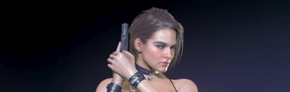 《生化危機2：重制版》克萊爾豐腴粉色嬌娃MOD