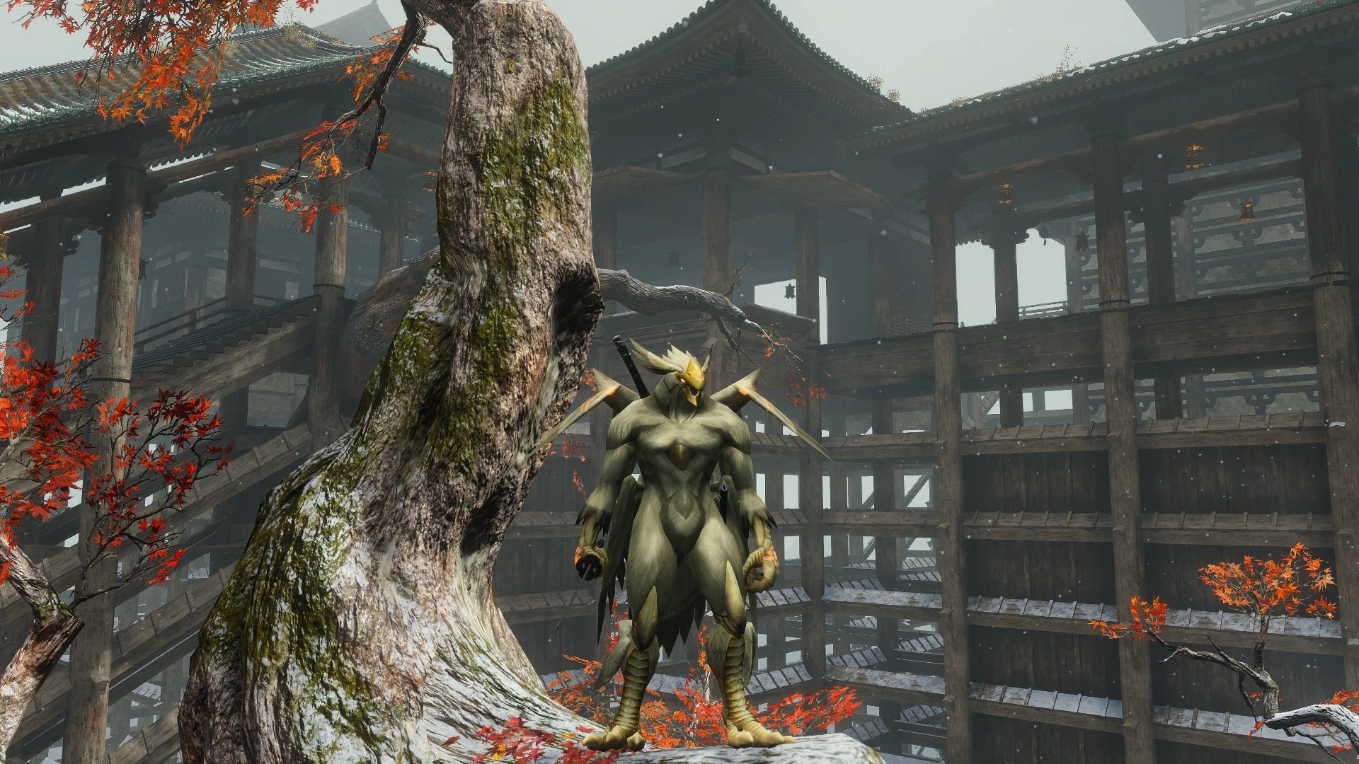 《只狼：影逝二度》獸化格斗鳳凰外觀MOD