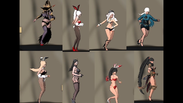 《部落與彎刀》清涼女性模型替換MOD