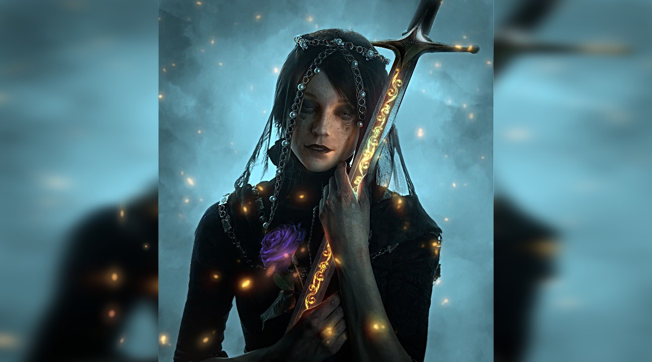 《Wallpaper Engine》巫師3愛麗絲·伊佛瑞克畫像動態(tài)壁紙