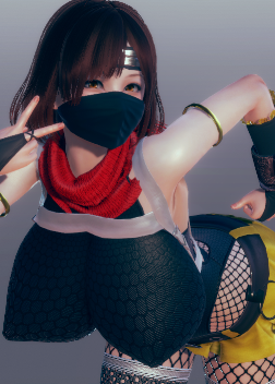 《AI少女》性感漏網蒙面女忍者MOD