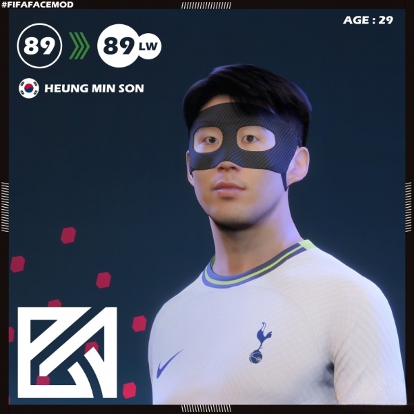 《FIFA 23》孫興慜面具版臉型補(bǔ)丁