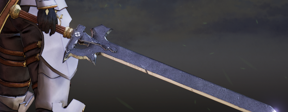 《破曉傳說》奇莎蘭精美的長劍替換DLC武器MOD